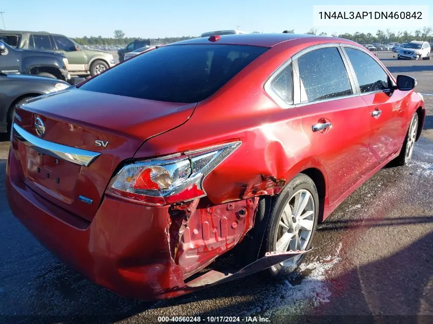 2013 Nissan Altima 2.5 Sv VIN: 1N4AL3AP1DN460842 Lot: 40560248