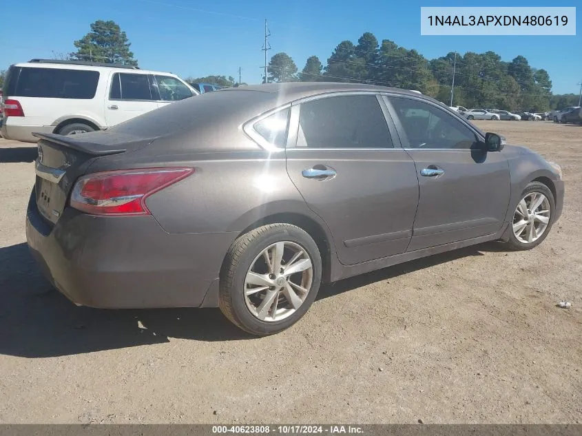 2013 Nissan Altima 2.5 Sl VIN: 1N4AL3APXDN480619 Lot: 40623808