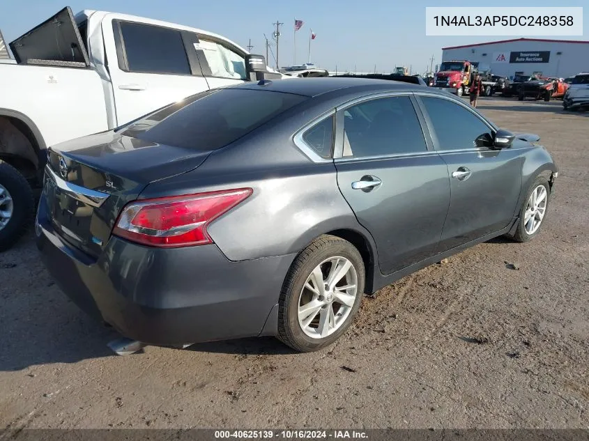 2013 Nissan Altima 2.5 Sl VIN: 1N4AL3AP5DC248358 Lot: 40625139