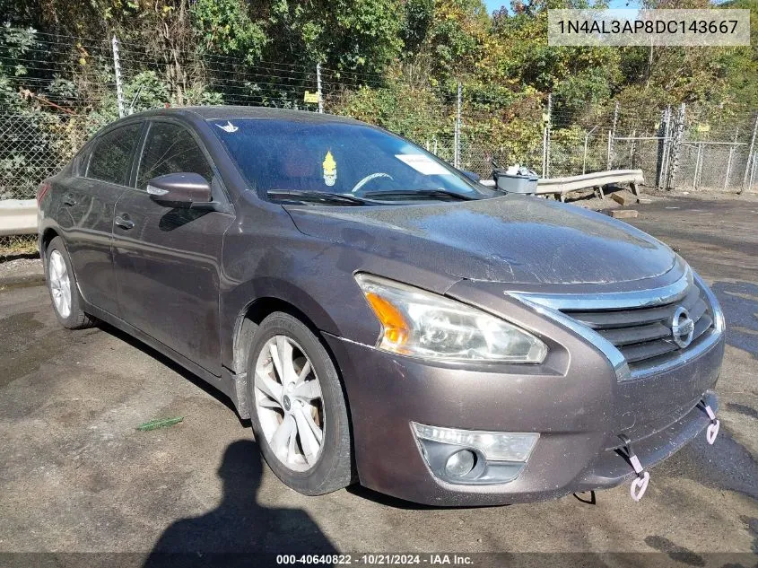 2013 Nissan Altima 2.5 Sl VIN: 1N4AL3AP8DC143667 Lot: 40640822