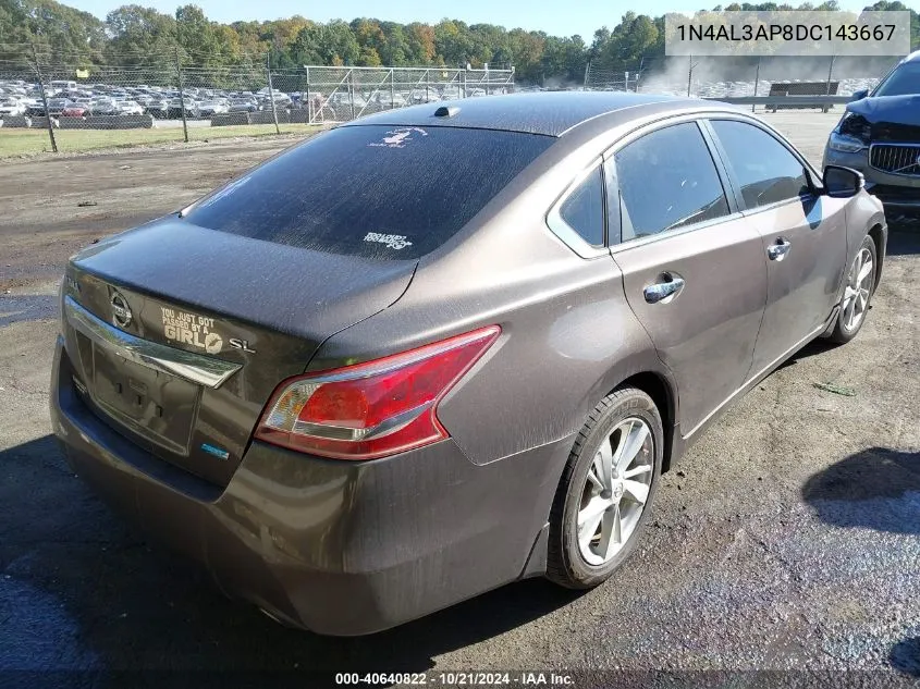 2013 Nissan Altima 2.5 Sl VIN: 1N4AL3AP8DC143667 Lot: 40640822