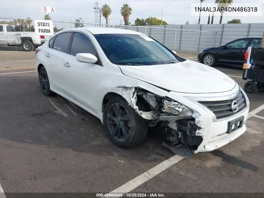 2013 Nissan Altima 2.5 Sv VIN: 1N4AL3AP4DN486318 Lot: 40669848