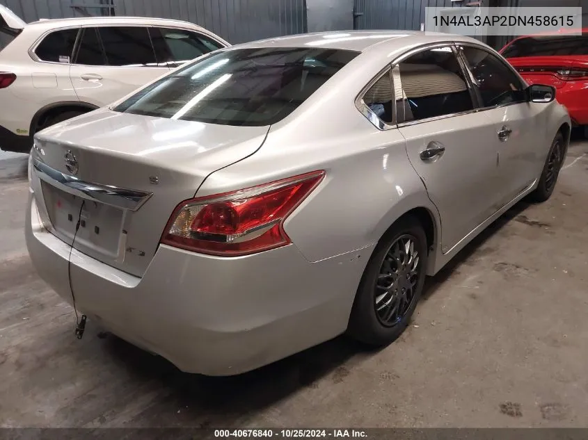 2013 Nissan Altima 2.5 S VIN: 1N4AL3AP2DN458615 Lot: 40676840