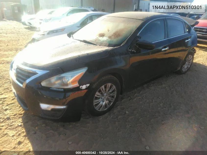 2013 Nissan Altima 2.5 S VIN: 1N4AL3APXDN510301 Lot: 40680342