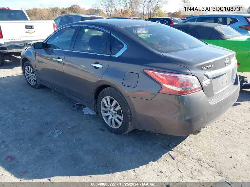 2013 Nissan Altima 2.5 S VIN: 1N4AL3AP3DC108731 Lot: 40688227