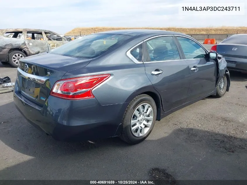 2013 Nissan Altima 2.5 S VIN: 1N4AL3AP3DC243711 Lot: 40691659