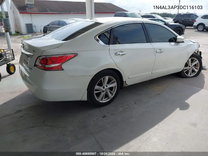 1N4AL3AP3DC116103 2013 Nissan Altima 2.5/S/Sv/Sl