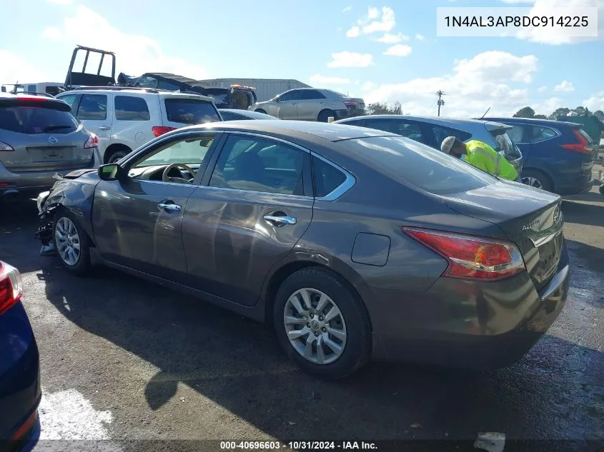 2013 Nissan Altima 2.5 S VIN: 1N4AL3AP8DC914225 Lot: 40696603