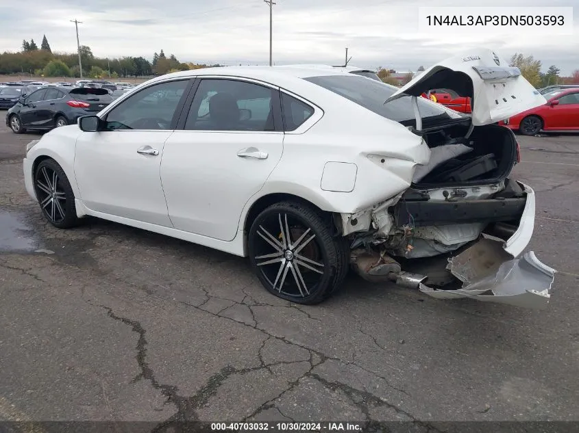 2013 Nissan Altima 2.5 S VIN: 1N4AL3AP3DN503593 Lot: 40703032