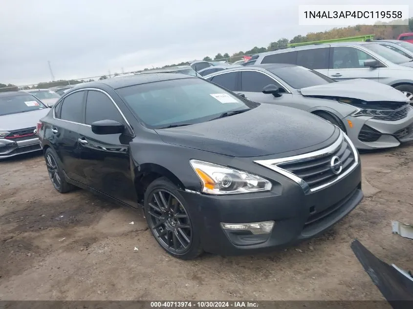 2013 Nissan Altima 2.5 S VIN: 1N4AL3AP4DC119558 Lot: 40713974