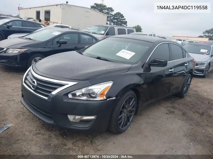 2013 Nissan Altima 2.5 S VIN: 1N4AL3AP4DC119558 Lot: 40713974