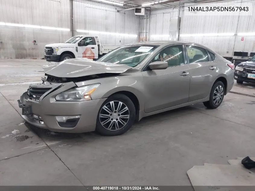 2013 Nissan Altima 2.5/S/Sv/Sl VIN: 1N4AL3AP5DN567943 Lot: 40719018