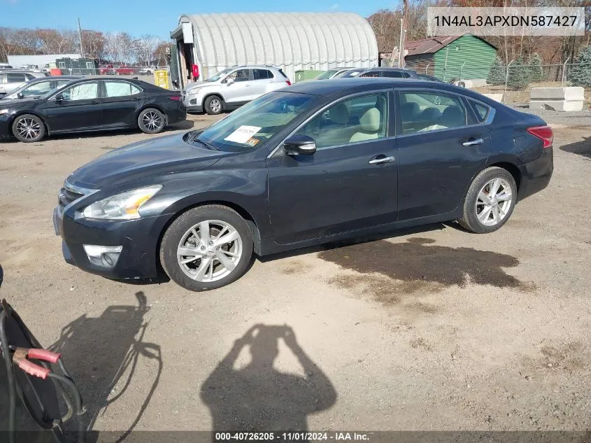 2013 Nissan Altima 2.5 Sv VIN: 1N4AL3APXDN587427 Lot: 40726205