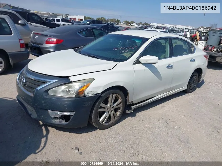 2013 Nissan Altima 3.5 S VIN: 1N4BL3AP4DC186942 Lot: 40726669