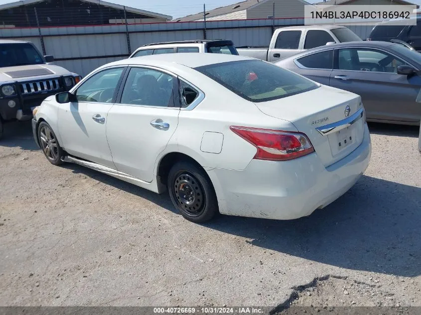 2013 Nissan Altima 3.5 S VIN: 1N4BL3AP4DC186942 Lot: 40726669