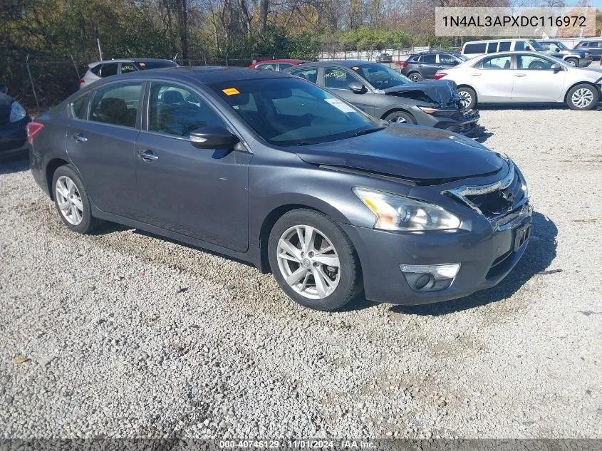 2013 Nissan Altima 2.5 Sl VIN: 1N4AL3APXDC116972 Lot: 40746129