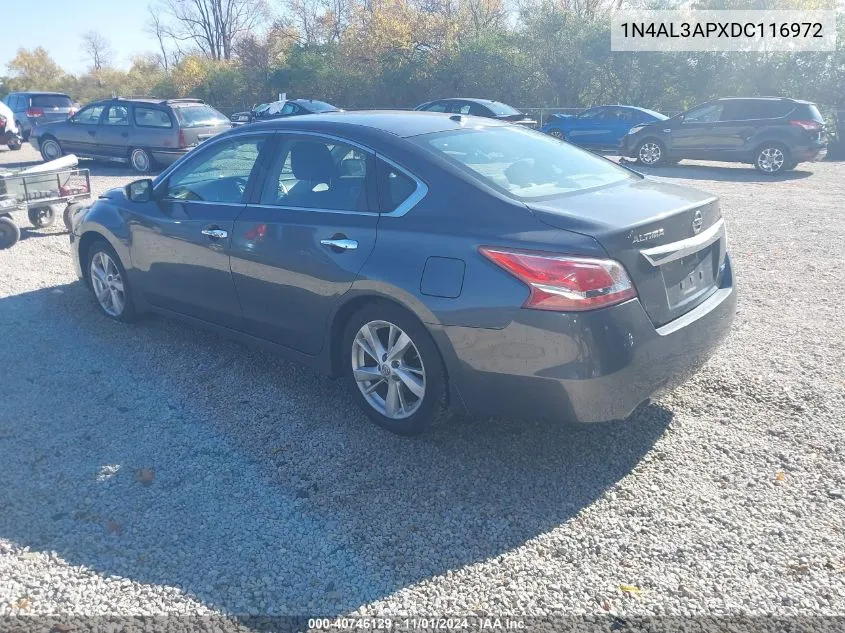 2013 Nissan Altima 2.5 Sl VIN: 1N4AL3APXDC116972 Lot: 40746129