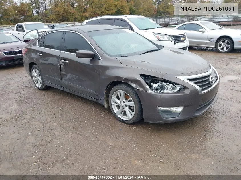 2013 Nissan Altima 2.5 Sv VIN: 1N4AL3AP1DC261091 Lot: 40747652