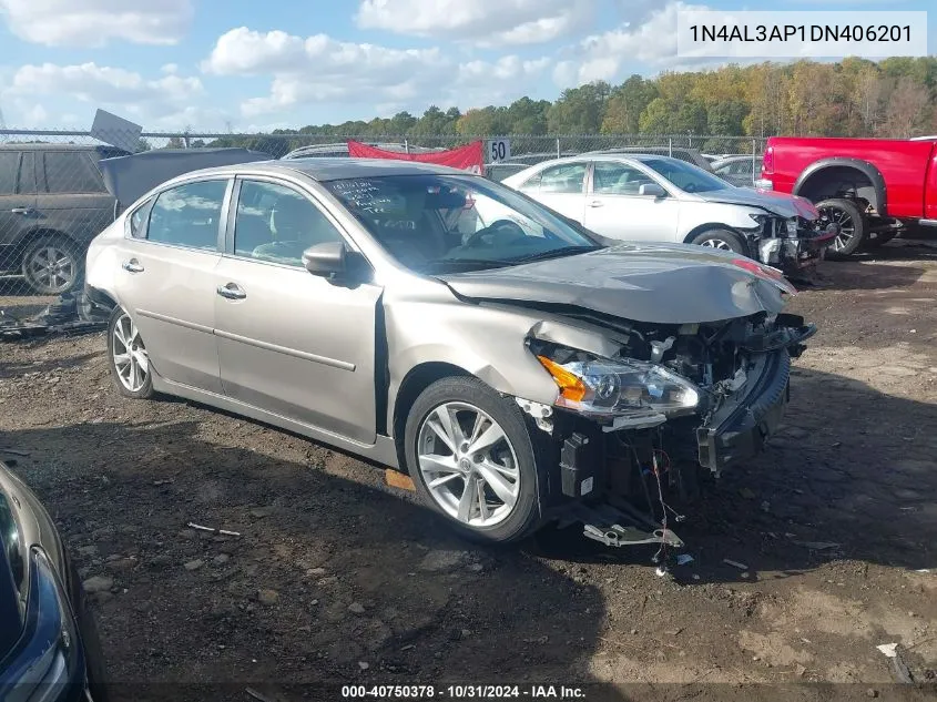 2013 Nissan Altima 2.5 Sl VIN: 1N4AL3AP1DN406201 Lot: 40750378