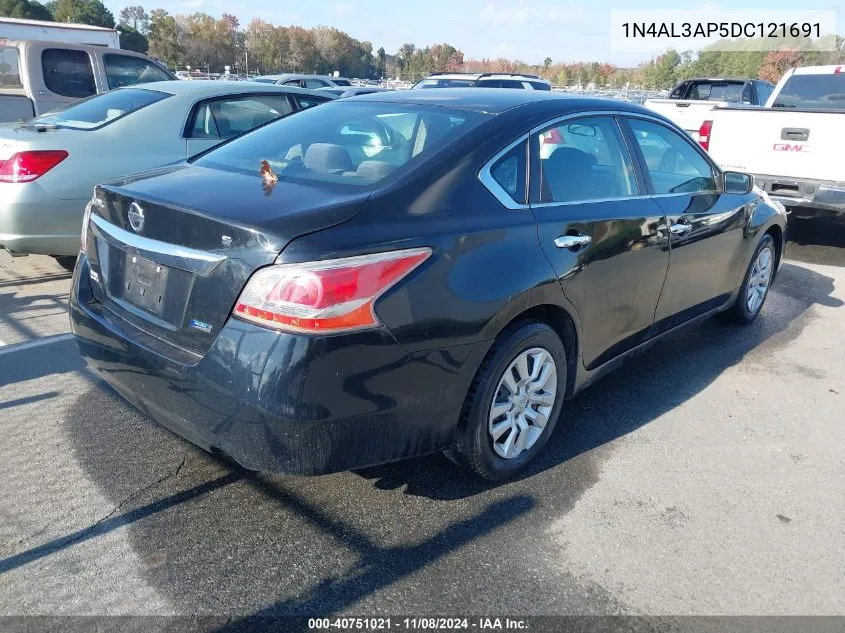 2013 Nissan Altima 2.5 S VIN: 1N4AL3AP5DC121691 Lot: 40751021