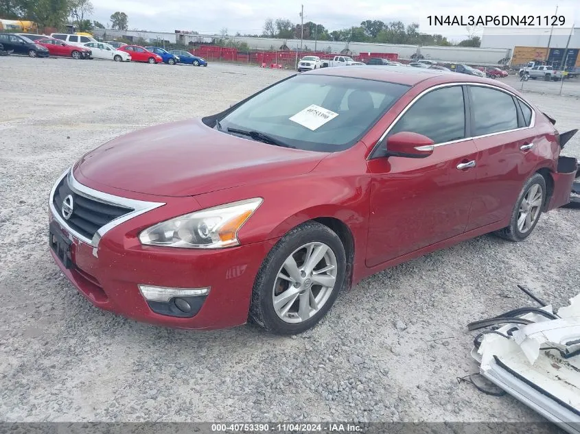 2013 Nissan Altima 2.5/S/Sv/Sl VIN: 1N4AL3AP6DN421129 Lot: 40753390