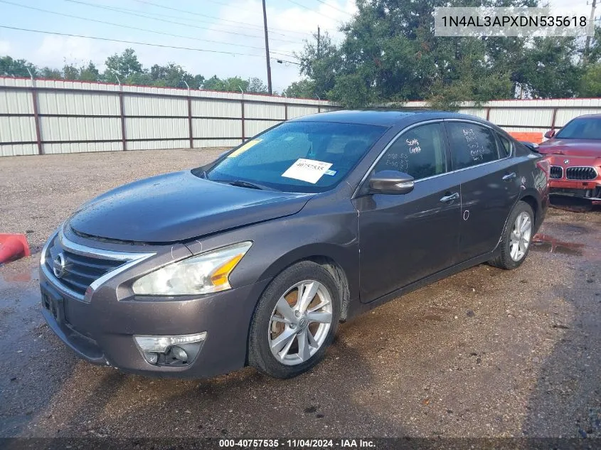 2013 Nissan Altima 2.5 Sl VIN: 1N4AL3APXDN535618 Lot: 40757535