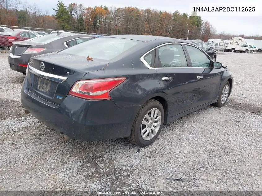 2013 Nissan Altima 2.5 S VIN: 1N4AL3AP2DC112625 Lot: 40763319