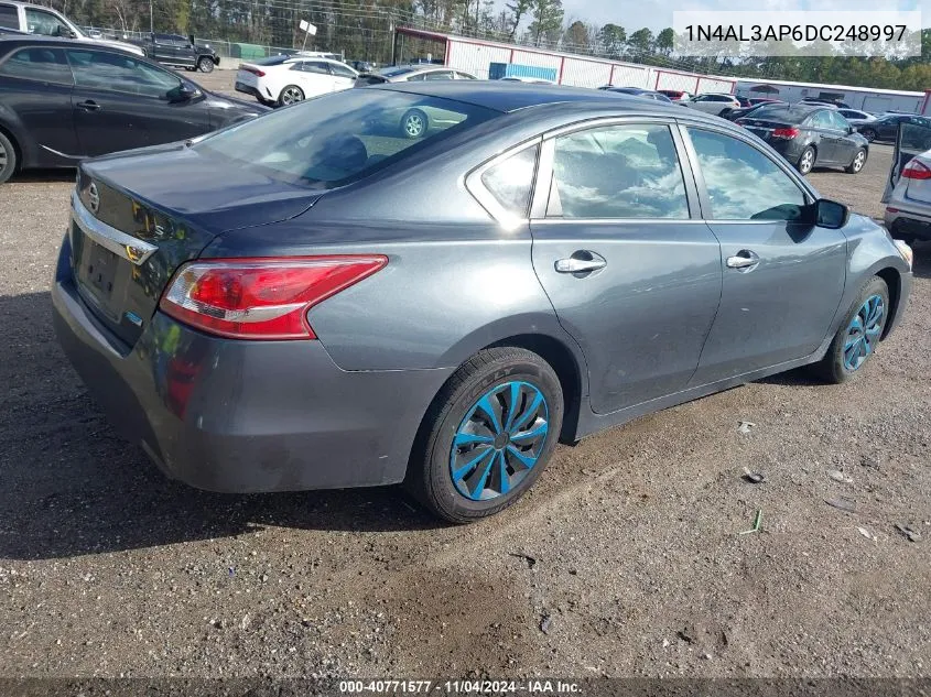 2013 Nissan Altima 2.5 S VIN: 1N4AL3AP6DC248997 Lot: 40771577