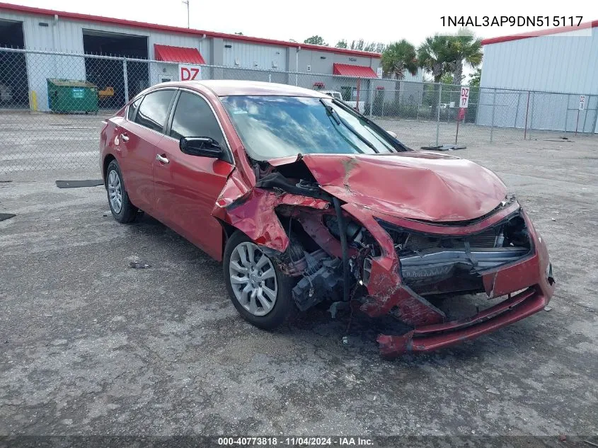 2013 Nissan Altima 2.5 S VIN: 1N4AL3AP9DN515117 Lot: 40773818