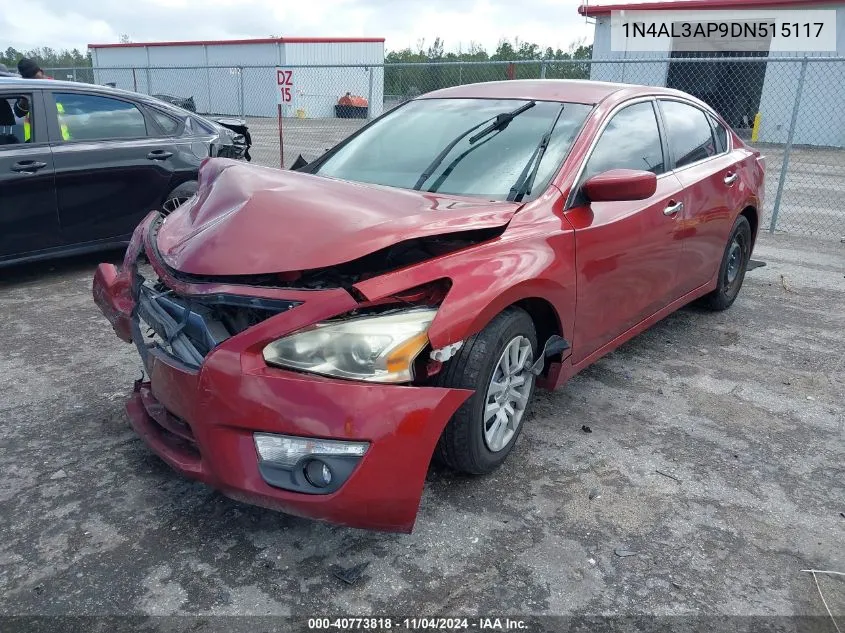 2013 Nissan Altima 2.5 S VIN: 1N4AL3AP9DN515117 Lot: 40773818