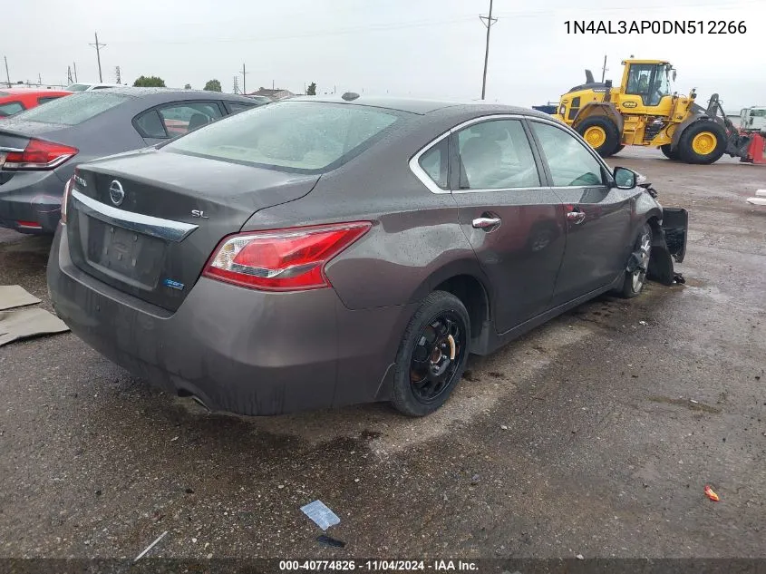 2013 Nissan Altima 2.5 Sl VIN: 1N4AL3AP0DN512266 Lot: 40774826