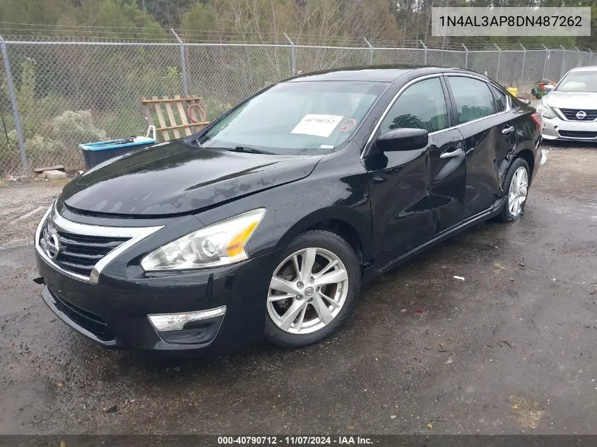 2013 Nissan Altima 2.5 Sv VIN: 1N4AL3AP8DN487262 Lot: 40790712