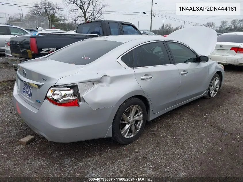 1N4AL3AP2DN444181 2013 Nissan Altima 2.5/S/Sv/Sl