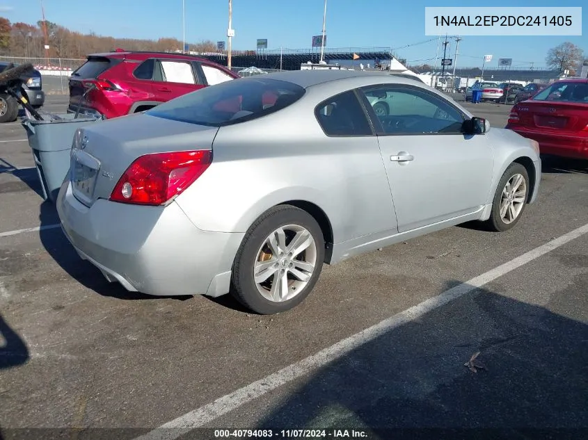 2013 Nissan Altima 2.5 S VIN: 1N4AL2EP2DC241405 Lot: 40794083