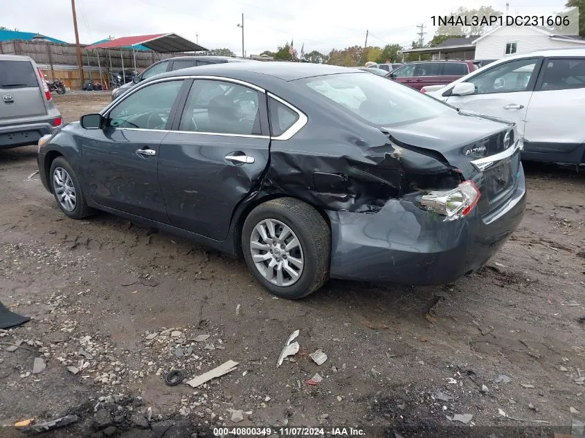 2013 Nissan Altima 2.5 S VIN: 1N4AL3AP1DC231606 Lot: 40800349