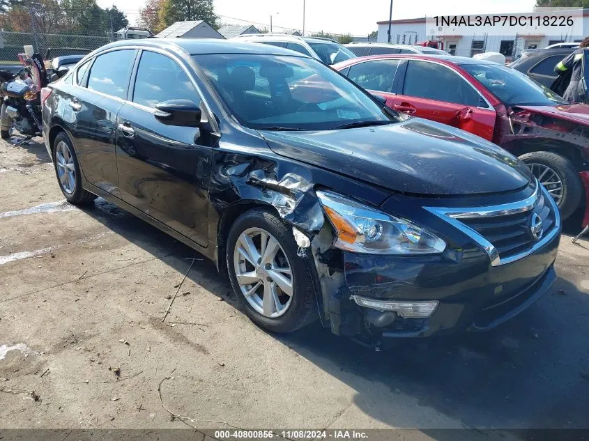 2013 Nissan Altima 2.5 Sv VIN: 1N4AL3AP7DC118226 Lot: 40800856