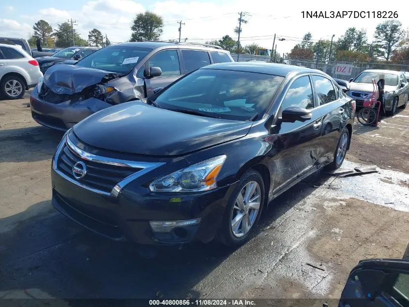 2013 Nissan Altima 2.5 Sv VIN: 1N4AL3AP7DC118226 Lot: 40800856