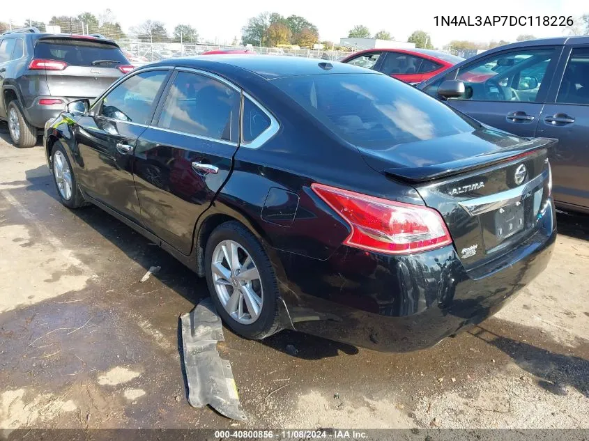 2013 Nissan Altima 2.5 Sv VIN: 1N4AL3AP7DC118226 Lot: 40800856