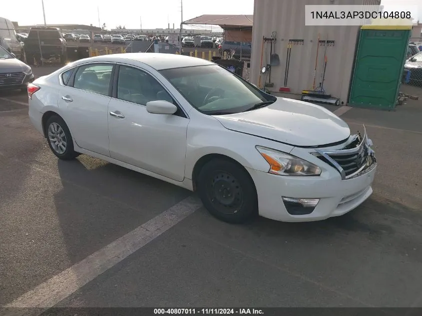 2013 Nissan Altima 2.5/S/Sv/Sl VIN: 1N4AL3AP3DC104808 Lot: 40807011