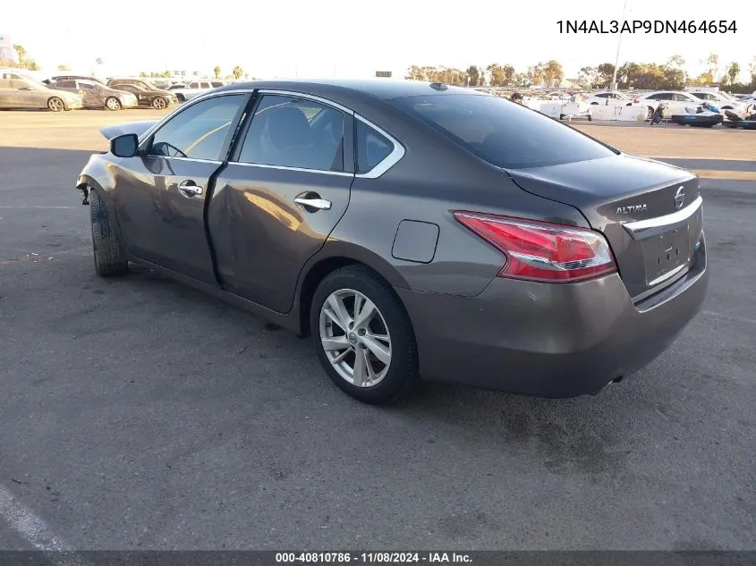 2013 Nissan Altima 2.5 Sl VIN: 1N4AL3AP9DN464654 Lot: 40810786