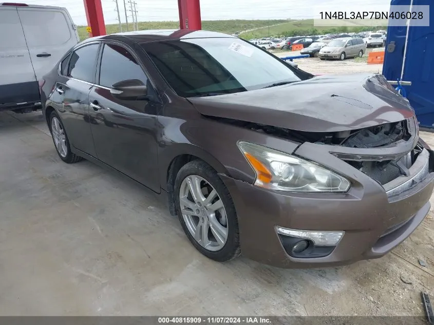 2013 Nissan Altima 3.5 Sv VIN: 1N4BL3AP7DN406028 Lot: 40815909