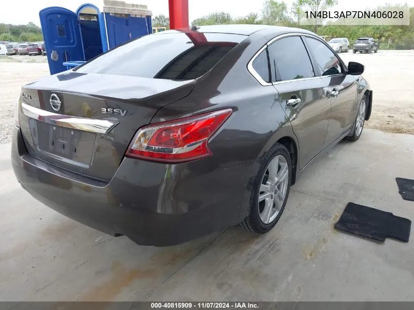 2013 Nissan Altima 3.5 Sv VIN: 1N4BL3AP7DN406028 Lot: 40815909