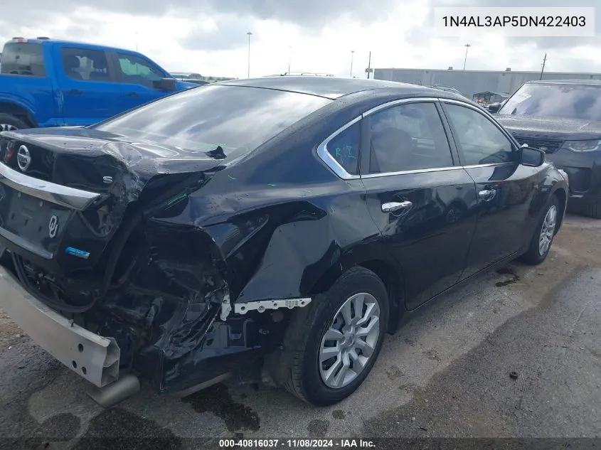 1N4AL3AP5DN422403 2013 Nissan Altima 2.5 S