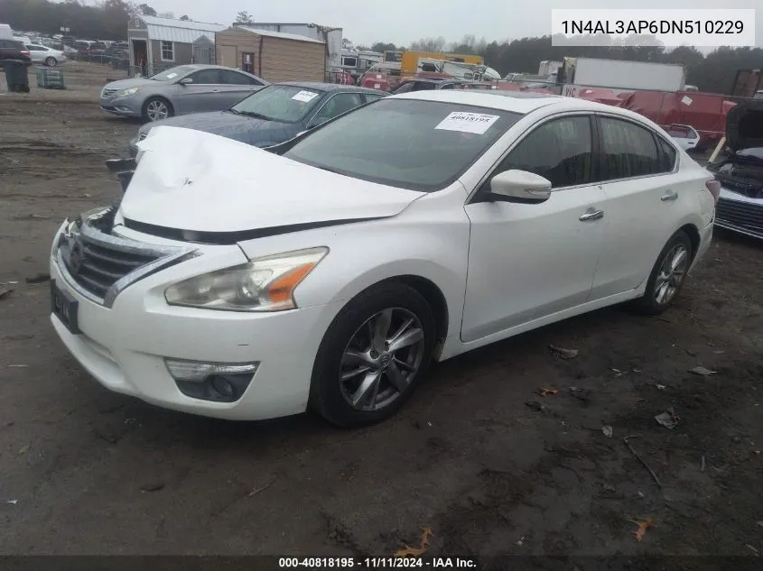 2013 Nissan Altima 2.5 Sv VIN: 1N4AL3AP6DN510229 Lot: 40818195