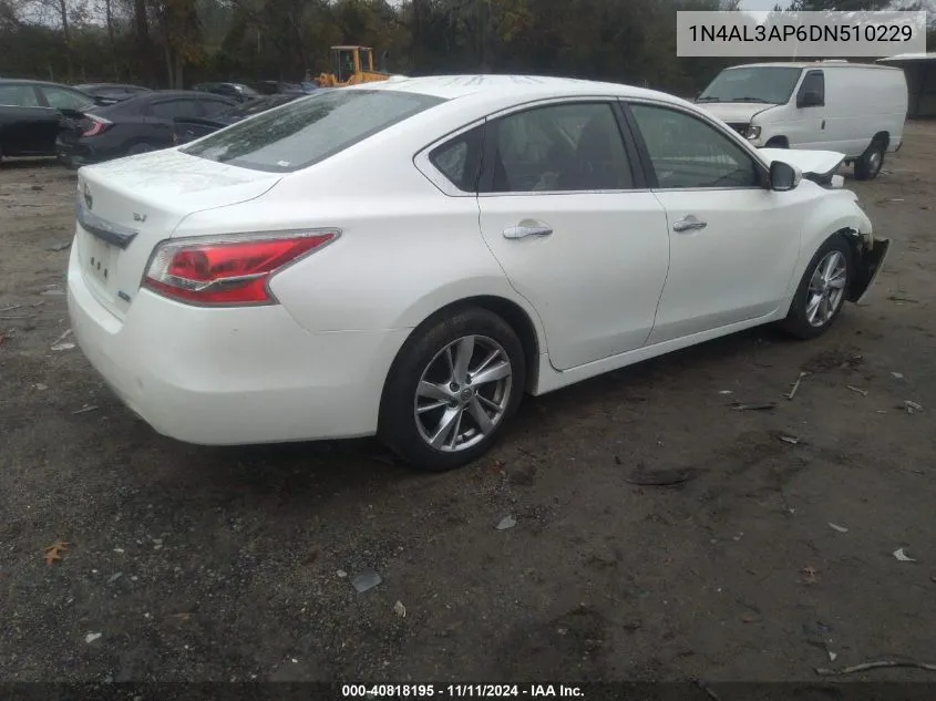 2013 Nissan Altima 2.5 Sv VIN: 1N4AL3AP6DN510229 Lot: 40818195