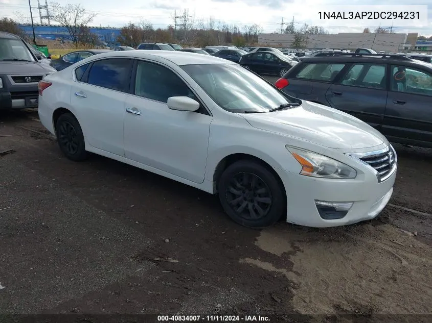 2013 Nissan Altima 2.5 S VIN: 1N4AL3AP2DC294231 Lot: 40834007