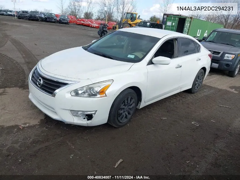 2013 Nissan Altima 2.5 S VIN: 1N4AL3AP2DC294231 Lot: 40834007