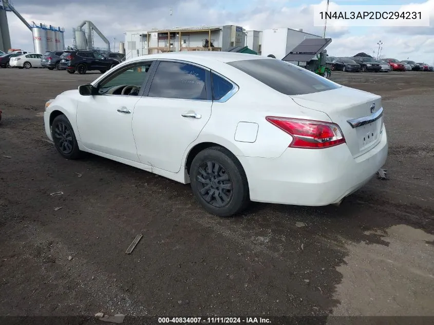 2013 Nissan Altima 2.5 S VIN: 1N4AL3AP2DC294231 Lot: 40834007