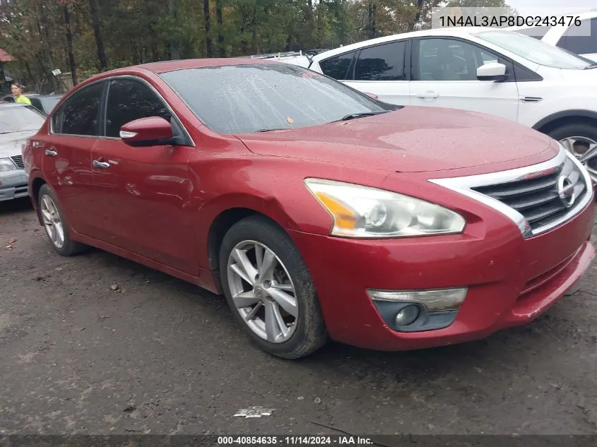 2013 Nissan Altima 2.5 Sl VIN: 1N4AL3AP8DC243476 Lot: 40854635