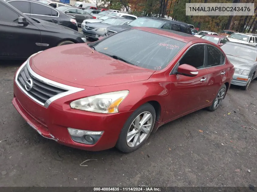 2013 Nissan Altima 2.5 Sl VIN: 1N4AL3AP8DC243476 Lot: 40854635